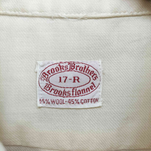 ブルックスブラザーズ BROOKS BROTHERS 60s- BROOKS FLANNEL 1ポケットオックスフォードシャツ メンズ 17-R