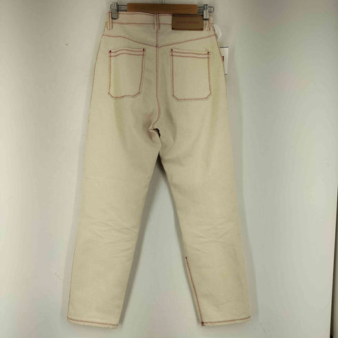 osakentaro ジグザグステッチロングパンツ レディース