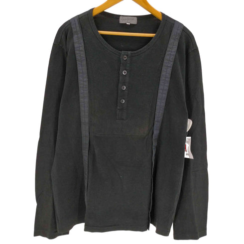 ヨウジヤマモトプールオム Yohji Yamamoto POUR HOMME ヘンリーネック長袖カットソー メンズ 3
