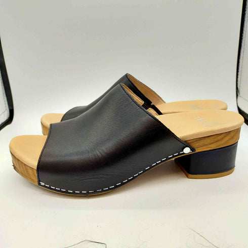 ダンスコ dansko MACI SANDAL Black Full Grain Leather マシ サンダル ヒール ウェッジソールサンダル レディース EUR:38