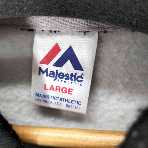 マジェスティック MAJESTIC 裏起毛 ワッペンスタジャン メンズ JPN:L