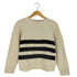 メゾンキツネ MAISON KITSUNE ボーダーテープ クルーネックスウェット レディース import:XS