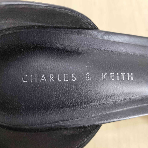 チャールズアンドキース CHARLES&KEITH スカルプチュアヒール ポインテッドトゥパンプス レディース JPN:23