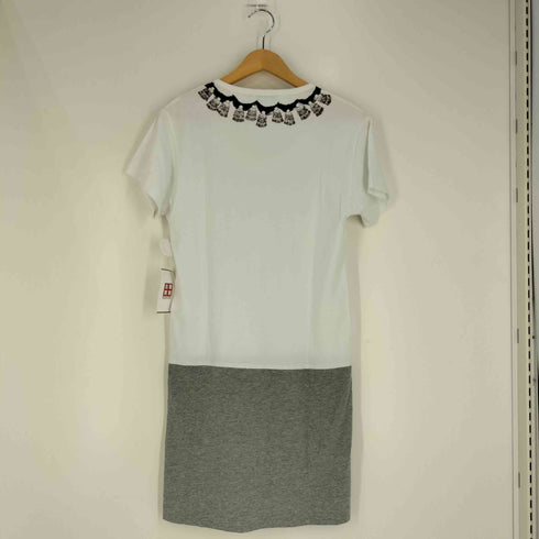 シーバイクロエ SEE BY CHLOE Uネック プリント Tシャツワンピース レディース 38