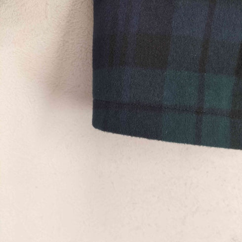 ユニクロジェイダブリューアンダーソン UNIQLO JW ANDERSON ブラックウォッチ ウールブレンド ピーコート メンズ JPN:XL