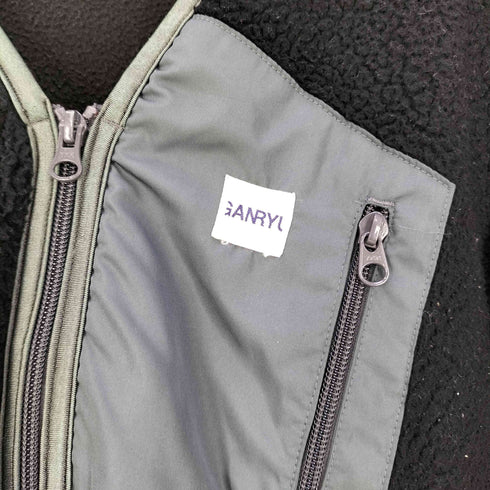 ガンリュウ GANRYU 14AW 切替 フリース ボアジャケット メンズ JPN:L
