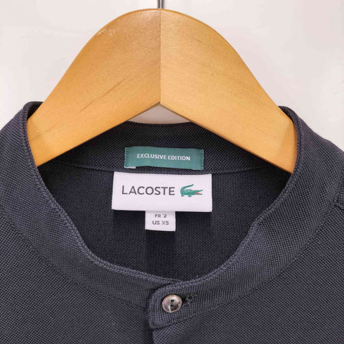 ラコステ LACOSTE EXCLUSIVE EDITION バンドカラー カノコ シャツ メンズ import:XS