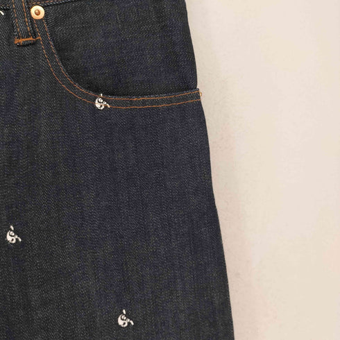スコロクト SKOLOCT ロゴ刺繍デニムパンツ レディース JPN:S