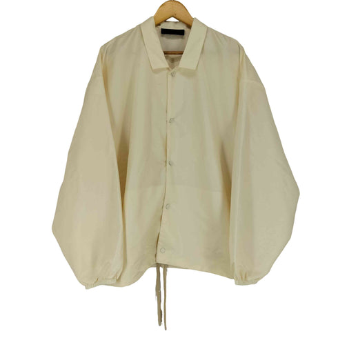 フェイアーオブゴッド エッセンシャルズ FEAR OF GOD ESSENTIALS Essentials Coaches Jacket Cloud Dancer メンズ JPN:L