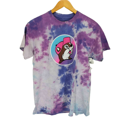 Buc-ee's タイダイ柄両面プリントクルーネックTシャツ メンズ JPN:M