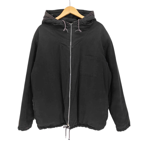 ヘルムートラング HELMUT LANG 1999年 本人期 archive VINTAGE COTTON 中綿 ジップアップ フーデッド ジャケット メンズ 48