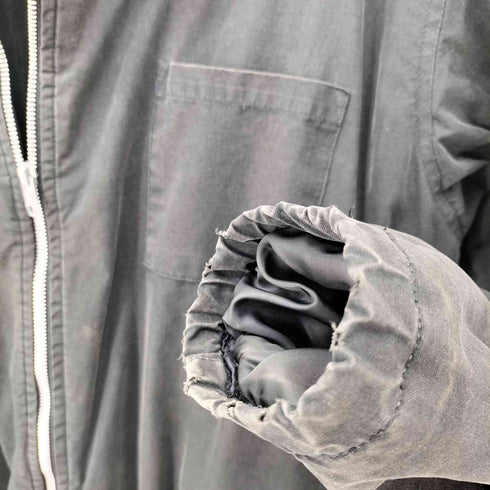 ヘルムートラング HELMUT LANG 1999年 本人期 archive VINTAGE COTTON 中綿 ジップアップ フーデッド ジャケット メンズ 48