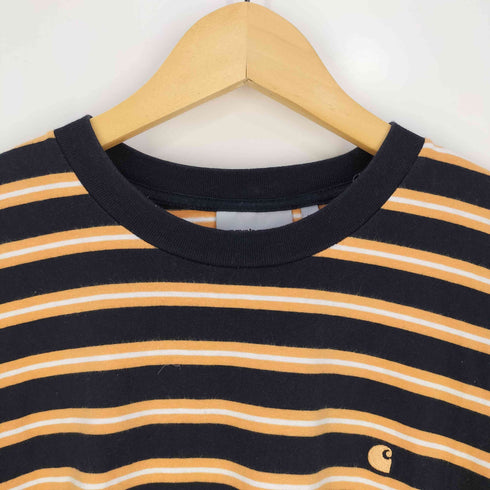 カーハートワークインプログレス Carhartt WIP S/S OAKLAND T-SHIRT ボーダーTシャツ メンズ import:XL