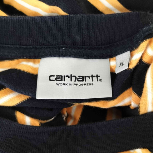カーハートワークインプログレス Carhartt WIP S/S OAKLAND T-SHIRT ボーダーTシャツ メンズ import:XL