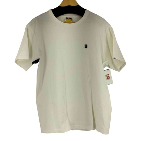 アベイシングエイプ A BATHING APE ロゴアップリケ S/S Tシャツ メンズ JPN:L