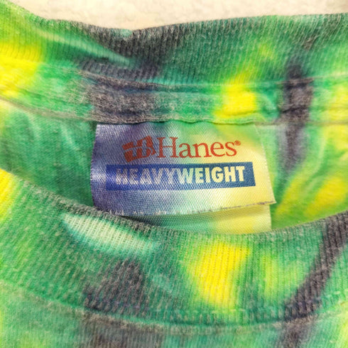 ヘインズ Hanes タイダイ柄両面プリントクルーネックTシャツ メンズ JPN:L