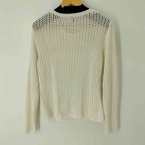 ロクビューティーアンドユースユナイテッドアローズ 6 BEAUTY & YOUTH UNITED ARROWS MESH LONG SLEEVE KNIT レディース