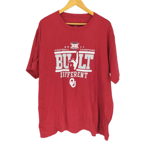 2017 FOOTBALL CHAMPIONS フロントプリントクルーネックTシャツ メンズ 2XL
