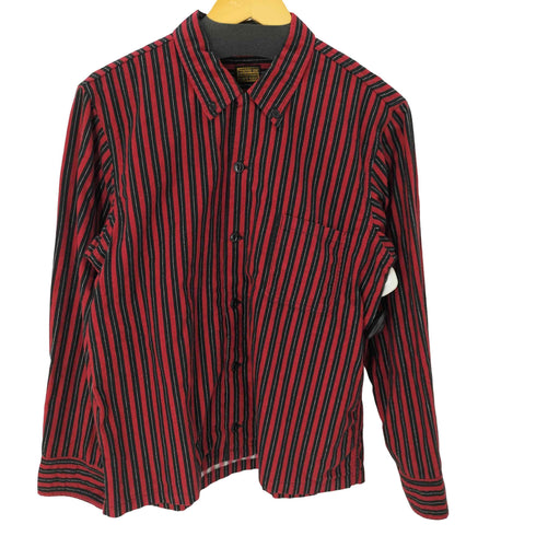 テンダーロイン TENDERLOIN BD L/S ストライプネルシャツ メンズ JPN:S