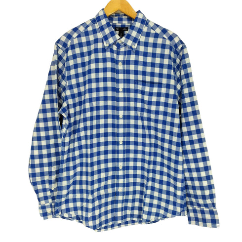 ギャップ Gap チェック柄オックスフォードシャツ メンズ JPN:L