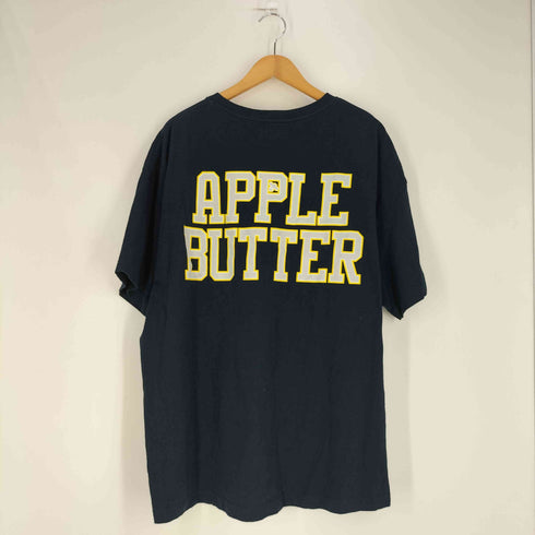 アップルバターストア APPLE BUTTER STORE 両面プリント クルーネックTシャツ メンズ 3L