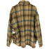 キャンパス CAMPUS 70-80S RUGGED COUNTRY 台湾製 鋭角 襟 リネン レーヨン混 フランネル チェック シャツ 錨ボタン メンズ import:XL