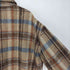 キャンパス CAMPUS 70-80S RUGGED COUNTRY 台湾製 鋭角 襟 リネン レーヨン混 フランネル チェック シャツ 錨ボタン メンズ import:XL