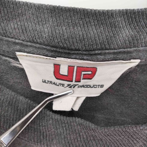 ULTRALITE PRODUCTS USA製 三角タグ UP プリント Tシャツ 袖ダブル メンズ import:L