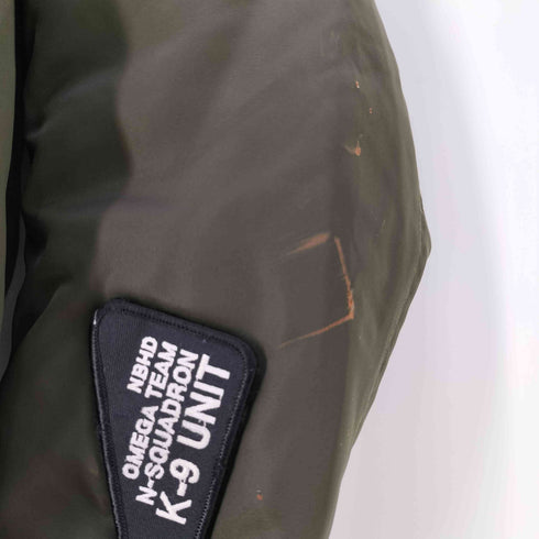 ネイバーフッド NEIGHBORHOOD 90s 初期 スカルタグ K-9 UNIT MA-1 メンズ JPN:M