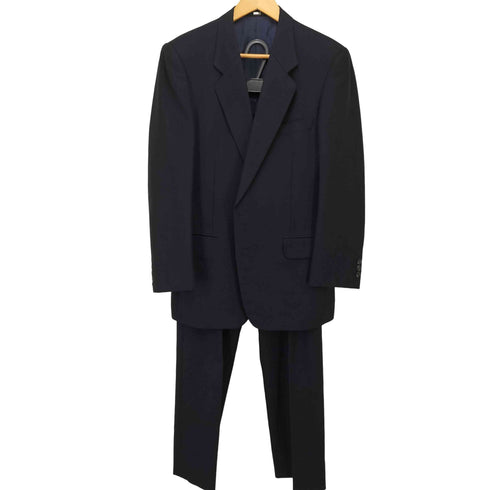 クリスチャンディオール Christian Dior 80S SEIBU 裏地CDロゴ ウール 2B テーラードジャケット ノータック スラックス パンツ セットアップ メンズ