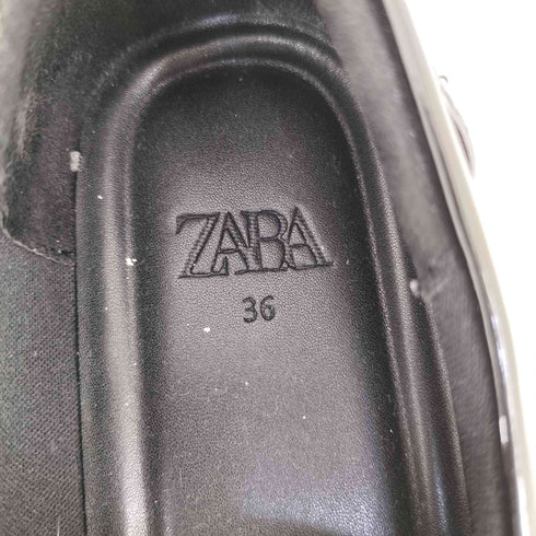 ザラ ZARA トラックソールローファー レディース EUR:36