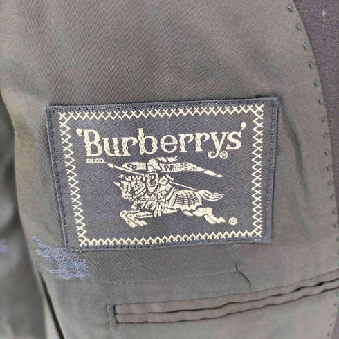 バーバリーズ BURBERRYS TASMANTA WOOL 金ボタン 紺ブレザー メンズ 96-92-165BE4