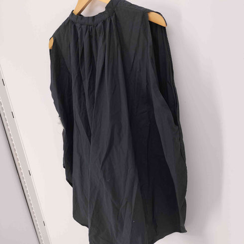 ヒューマンウーマン HUMAN WOMAN 20SS ギャザー サークル コットン シャツ ブラウス レディース JPN:M