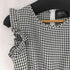 MERIDION ノースリーブチェックワンピース レディース