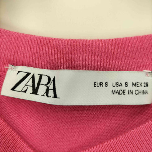 ザラ ZARA レーヨン混 ニット Tシャツ レディース import:S