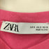 ザラ ZARA レーヨン混 ニット Tシャツ レディース import:S