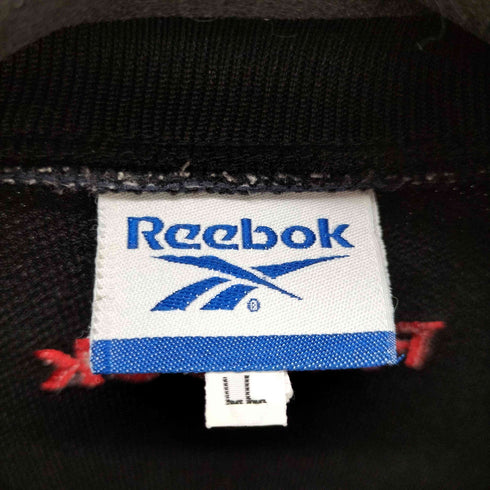 リーボック Reebok ワンポイントロゴ刺繍 サイドライントラックジャケット メンズ LL