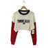 トミージーンズ tommy jeans クロップドアーカイブセーター レディース import:XS