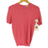 ザラ ZARA バック ボタン レーヨン混 ニット Tシャツ レディース import:M