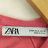 ザラ ZARA バック ボタン レーヨン混 ニット Tシャツ レディース import:M