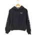 トミージーンズ tommy jeans クロップド丈 袖プリントパーカー レディース import:XS
