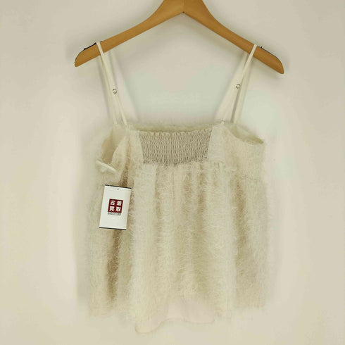 ナチュラルビューティーベーシック NATURAL BEAUTY BASIC 23AW フェザーカット キャミ ビスチェ レディース FREE