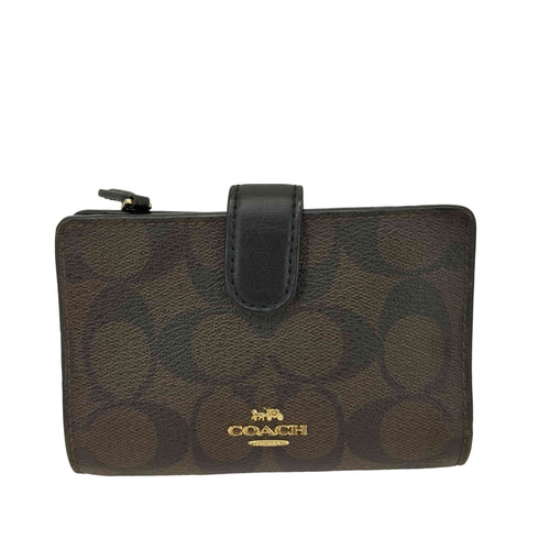 コーチ COACH シグネチャー柄 二つ折り財布 レディース