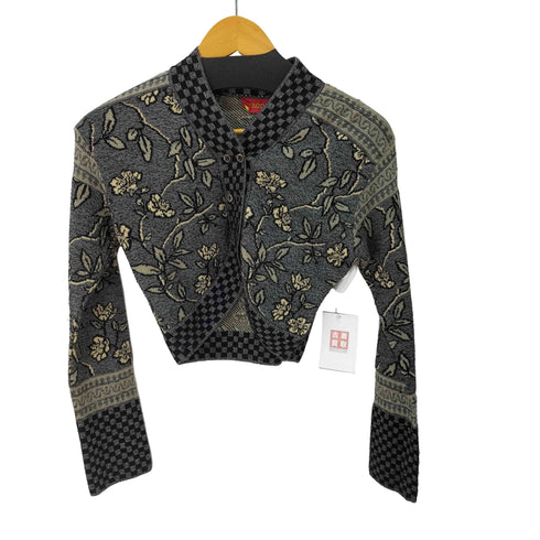 ケンゾー KENZO 80-90S 花柄カーディガン レディース JPN:2