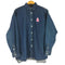 エックスガール X-girl FACE EMBROIDERY DENIM SHIRT レディース JPN:M