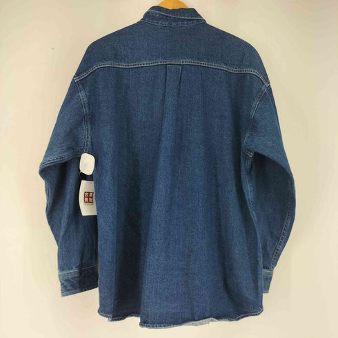 エックスガール X-girl FACE EMBROIDERY DENIM SHIRT レディース JPN:M