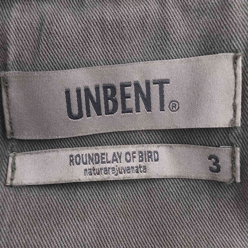 UNBENT ペイント加工 ワイドデニムパンツ メンズ 3