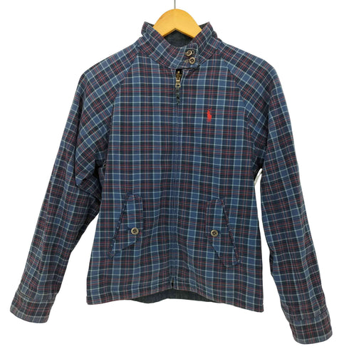 ポロバイラルフローレン Polo by RALPH LAUREN リバーシブル 裏地チェック デニム ジャケット レディース 150