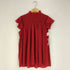 ザラ ZARA ギャザー フリル ノースリーブ ブラウス レディース import:XS