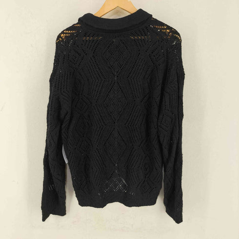 ノーアイディー NO ID. シアーニットZIPシャツBLZ メンズ ONE SIZE